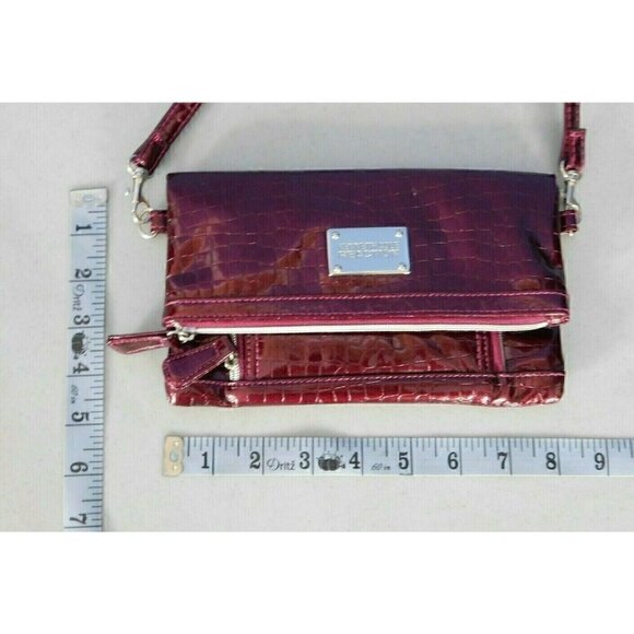 KENNETH COLE REACTION PINK-ISH RED CROSSBODY, SHOULDER BAG, HANDBAG, PURSE - Picture 6 of 7